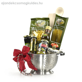 Alkohol nélküli ajándékkosár - Olasz ajándékcsomag | Ajandekcsomagkuldes.hu